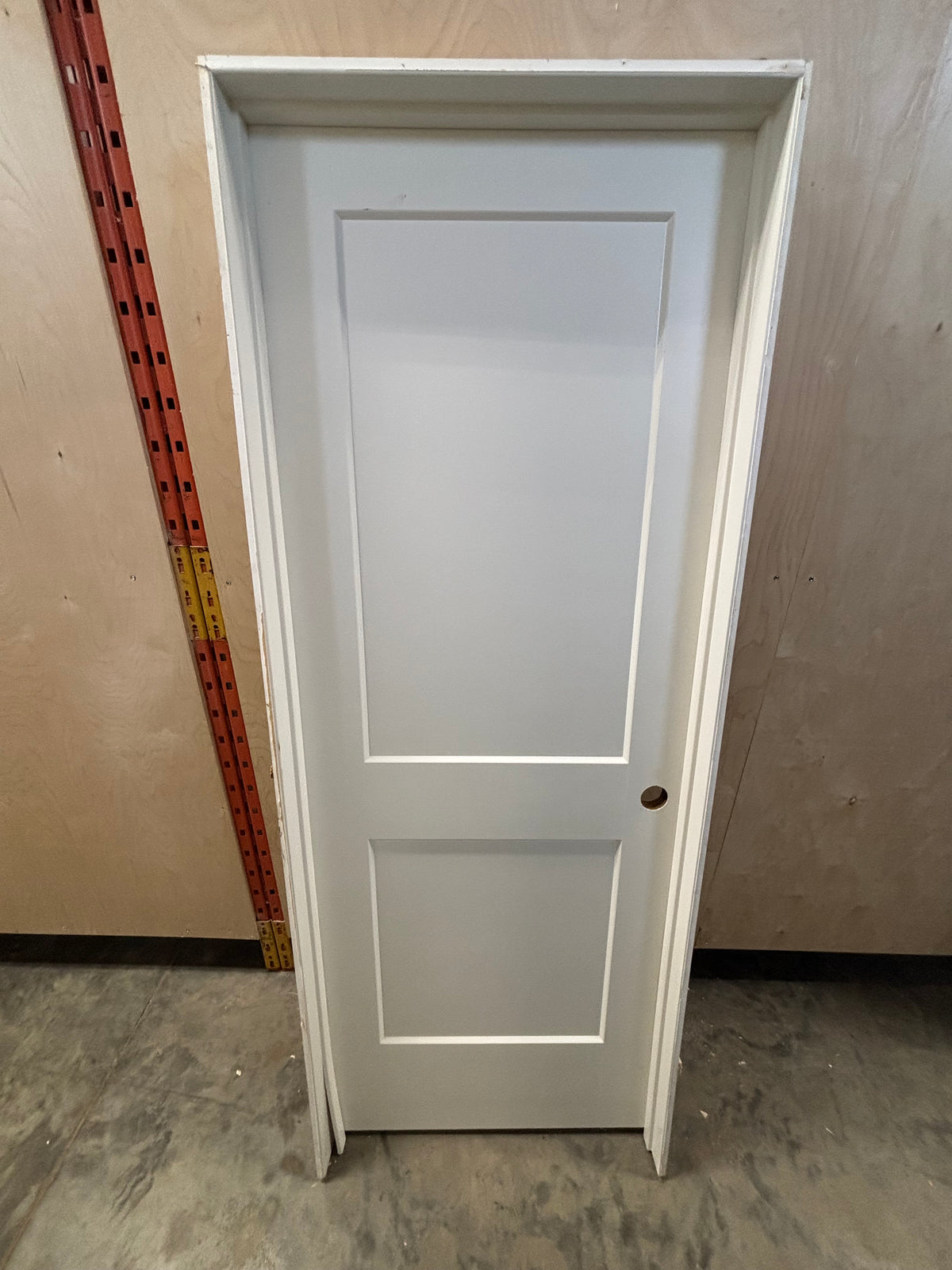 2 Panel Beveled Edge Interior Door in Frame
