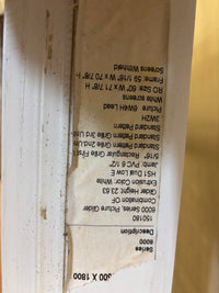 Dual Pane Slider Over Fixed Window