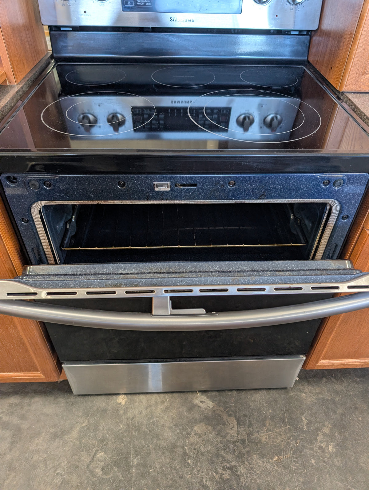 Samsung Glass Cooktop Double Oven