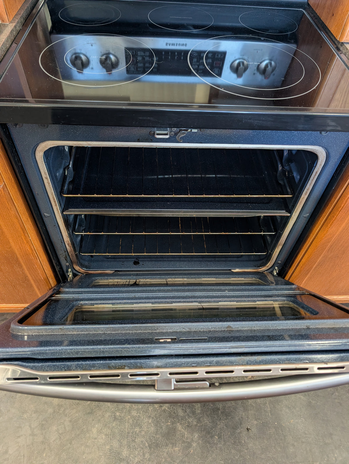 Samsung Glass Cooktop Double Oven